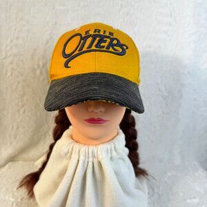 Erie Otters CCM Adjustable Snapback Hat Yellow & Black Hockey Cap spell out